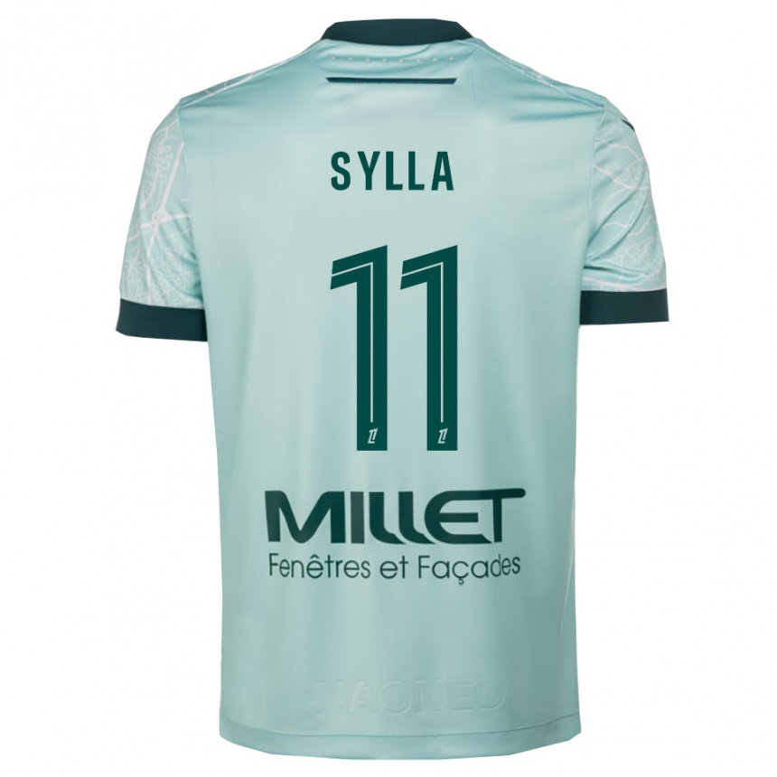 גברים כדורגל Karamoko Sylla #11 ירוק לבן הרחק ג'רזי 2025/26