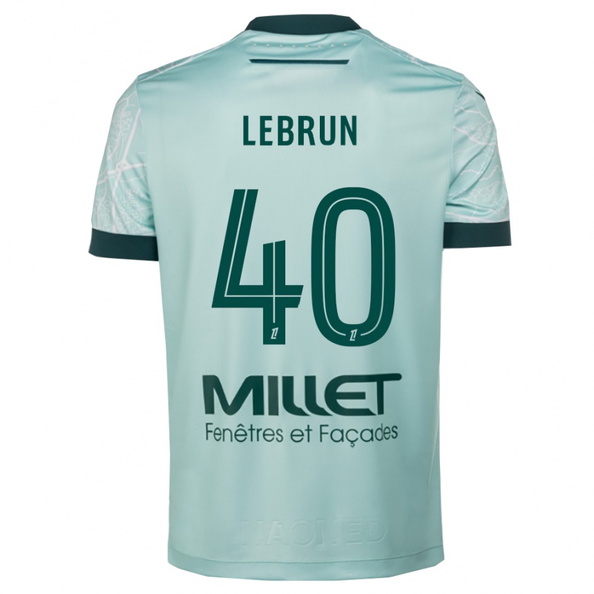 גברים כדורגל Lisa Lebrun #40 ירוק לבן הרחק ג'רזי 2025/26
