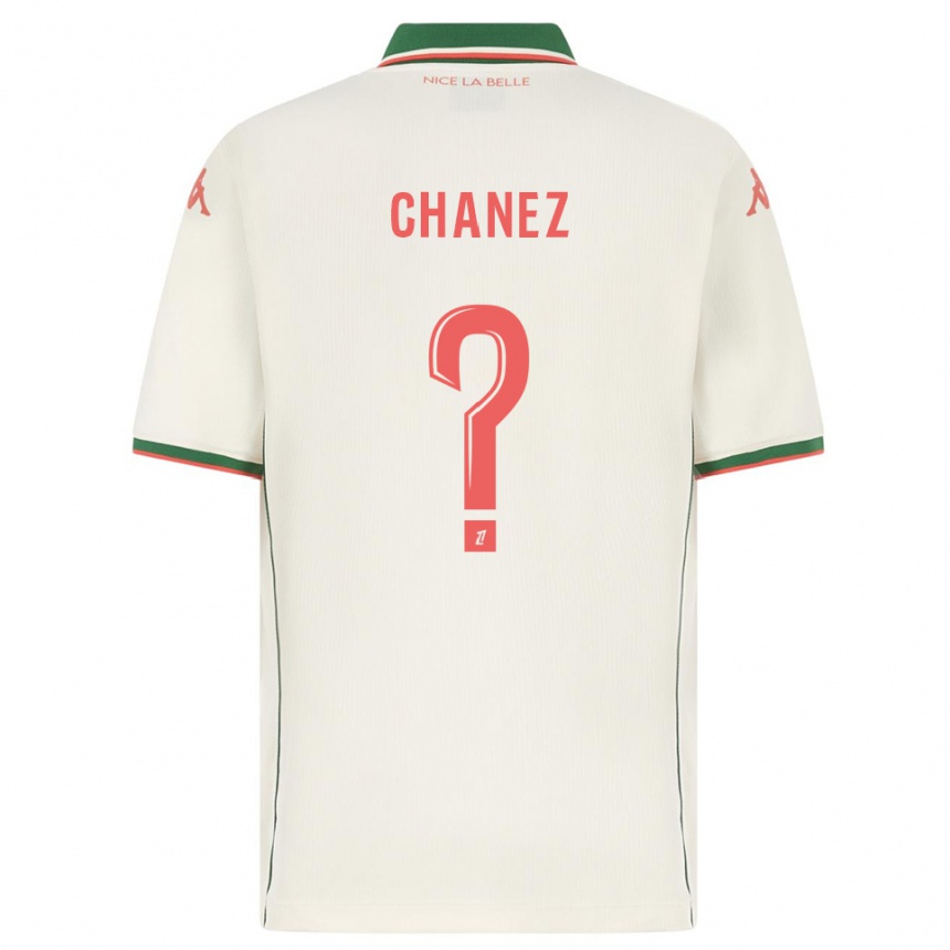 גברים כדורגל Rafael Chanez #0 לבן ירוק הרחק ג'רזי 2025/26