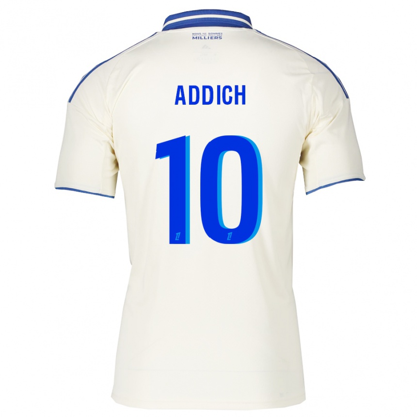 גברים כדורגל Yanis Addich #10 שמפניה כחול הרחק ג'רזי 2025/26