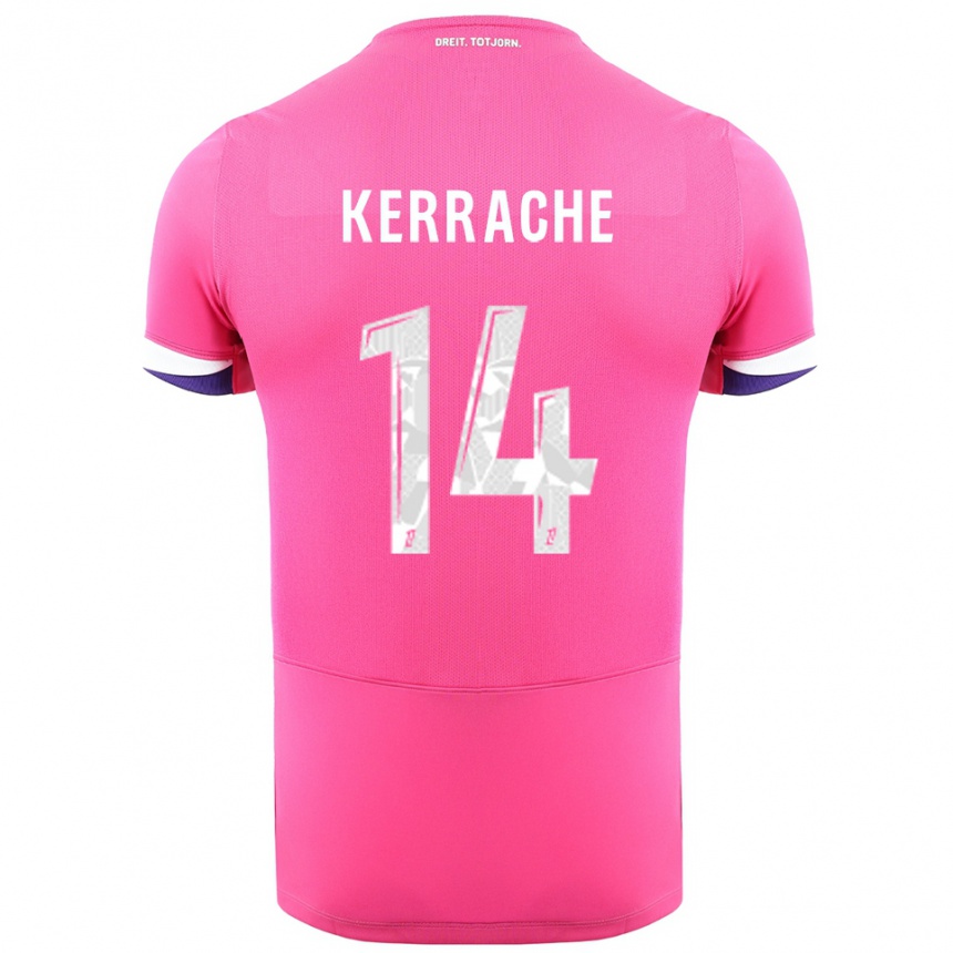 גברים כדורגל מרינה קראצ'ה #14 ורוד לבן הרחק ג'רזי 2025/26