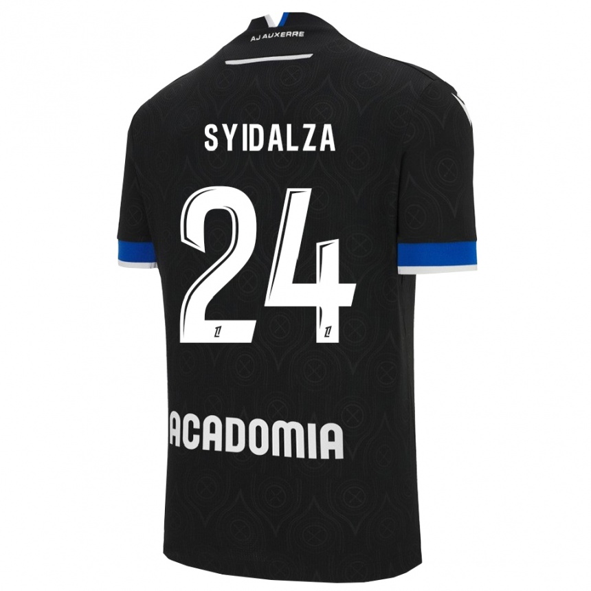 גברים כדורגל Denelzo Syidalza #24 שחור לבן הרחק ג'רזי 2025/26