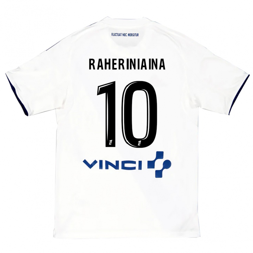 גברים כדורגל El Hadary Raheriniaina #10 לבן כחול הרחק ג'רזי 2025/26