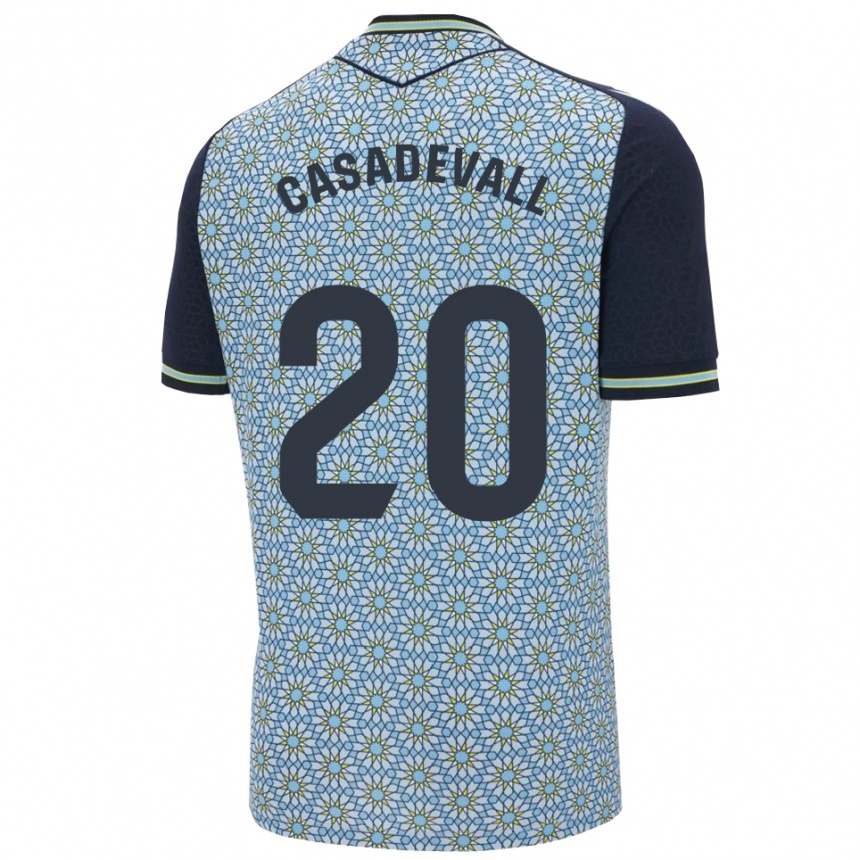 גברים כדורגל Marçal Casadevall #20 כחול נייבי הרחק ג'רזי 2025/26
