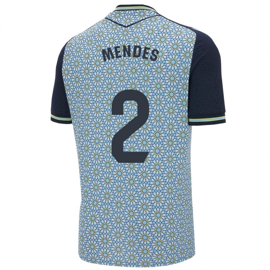 גברים כדורגל Houboulang Mendes #2 כחול נייבי הרחק ג'רזי 2025/26