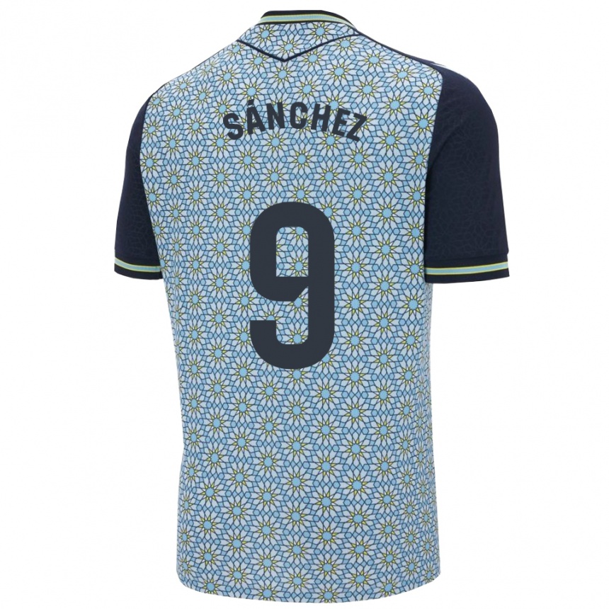 גברים כדורגל Loren Sánchez #9 כחול נייבי הרחק ג'רזי 2025/26