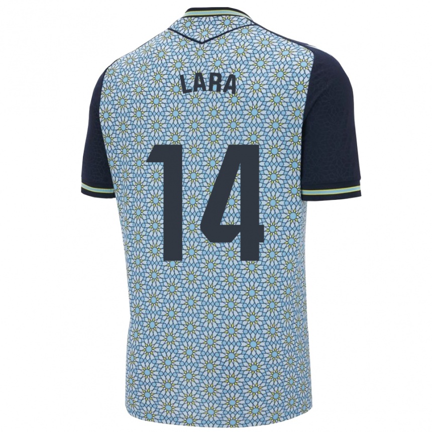 גברים כדורגל Luis Lara #14 כחול נייבי הרחק ג'רזי 2025/26