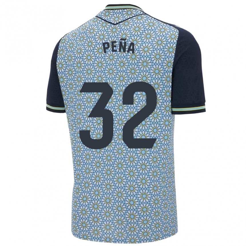 גברים כדורגל Marcos Peña #32 כחול נייבי הרחק ג'רזי 2025/26