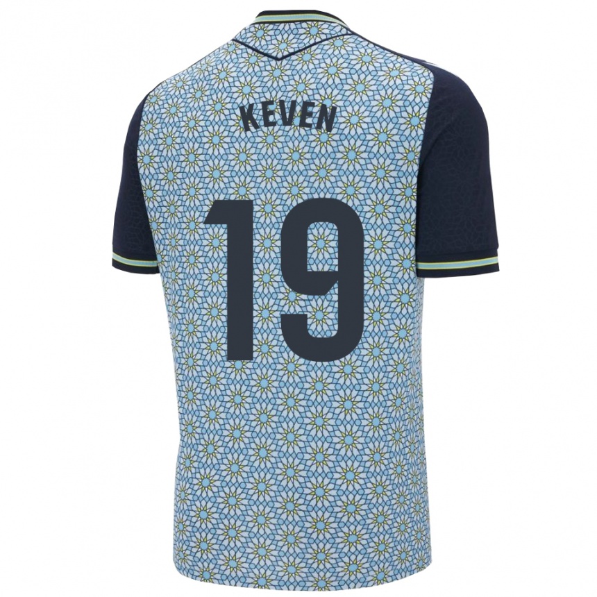 גברים כדורגל Keven #19 כחול נייבי הרחק ג'רזי 2025/26