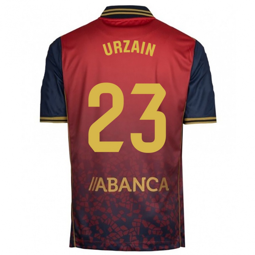 גברים כדורגל Fabián Urzain #23 אדום נייבי הרחק ג'רזי 2025/26