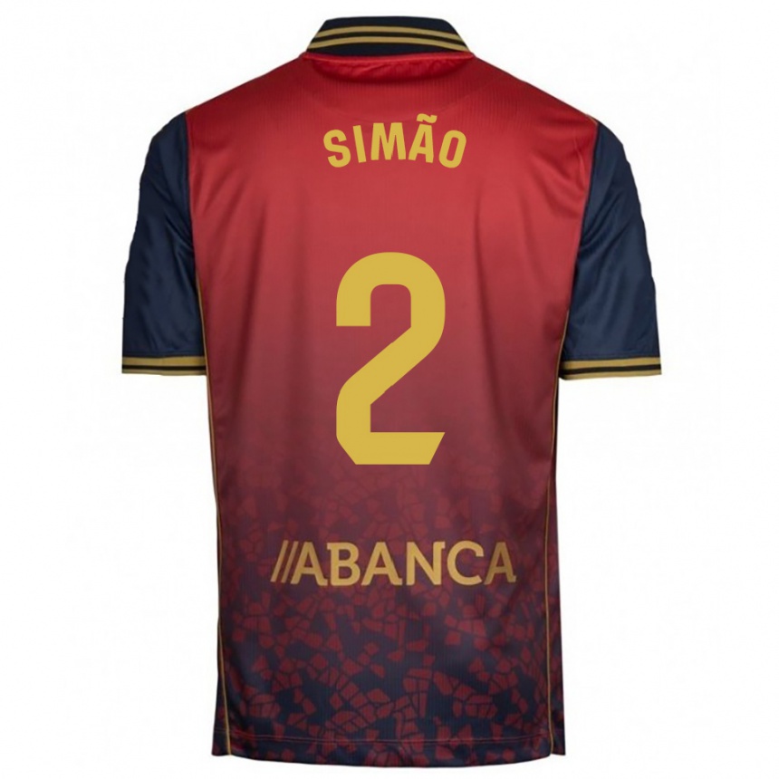 גברים כדורגל Iano Simão #2 אדום נייבי הרחק ג'רזי 2025/26