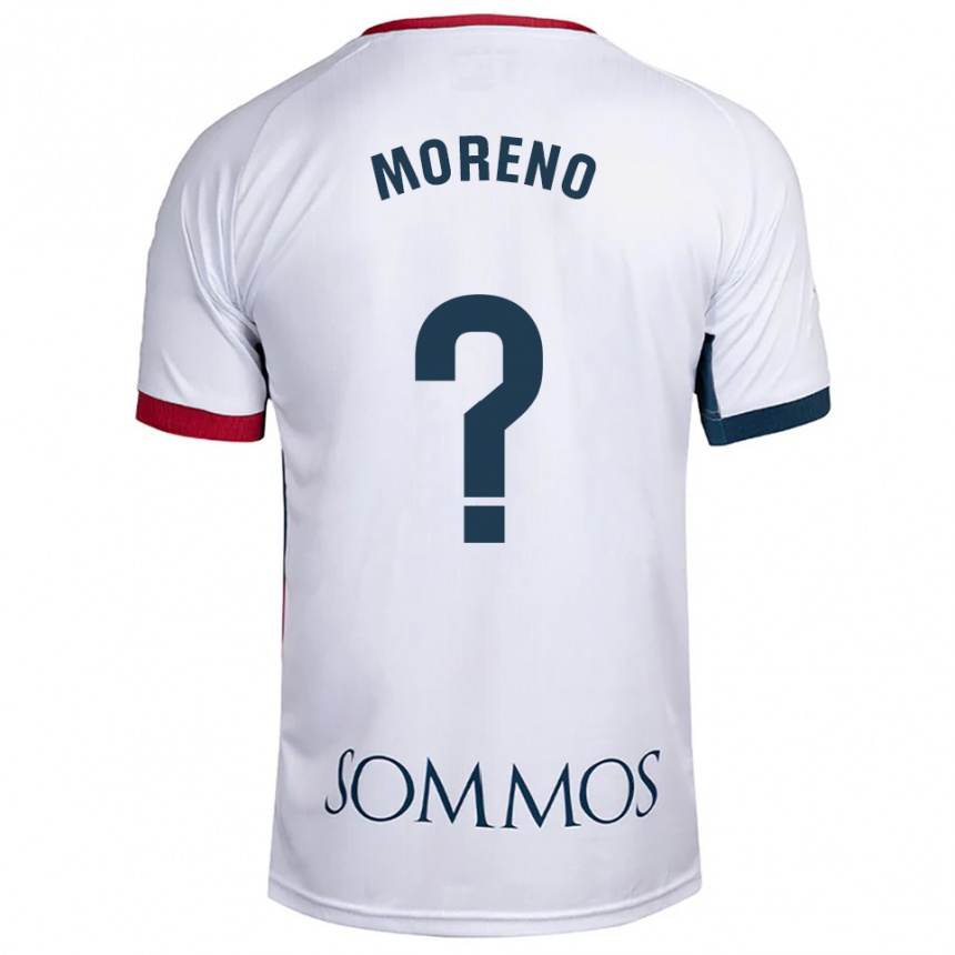 גברים כדורגל Eloy Moreno #0 לבן אדום הרחק ג'רזי 2025/26