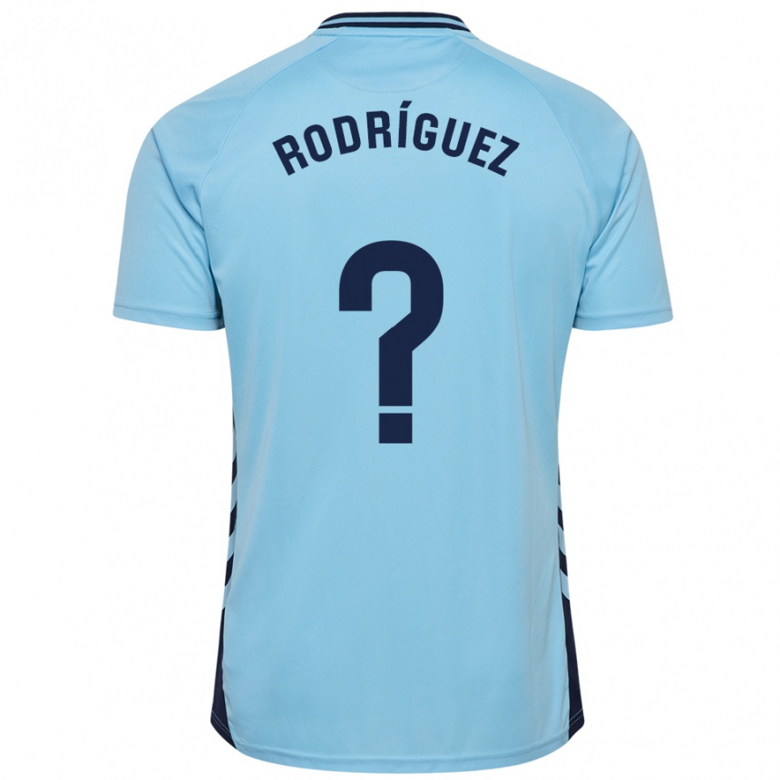 גברים כדורגל David Rodríguez #0 תכלת הרחק ג'רזי 2025/26