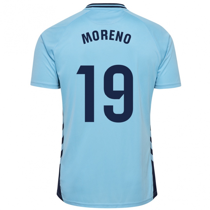 גברים כדורגל Fernando Moreno #19 תכלת הרחק ג'רזי 2025/26