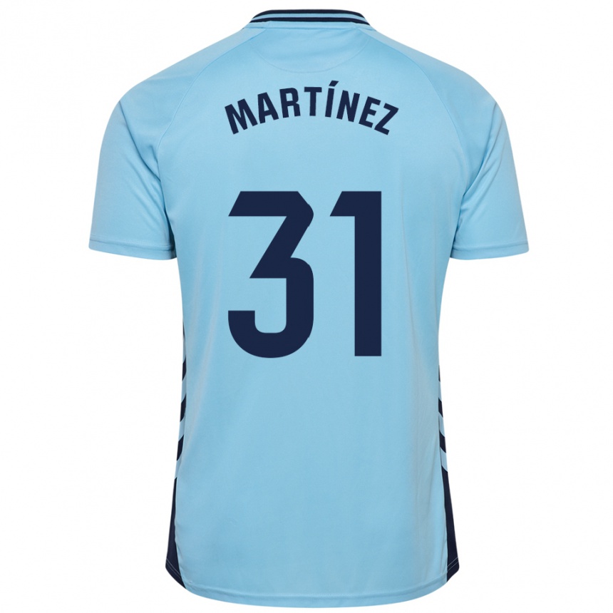 גברים כדורגל Ian Martínez #31 תכלת הרחק ג'רזי 2025/26