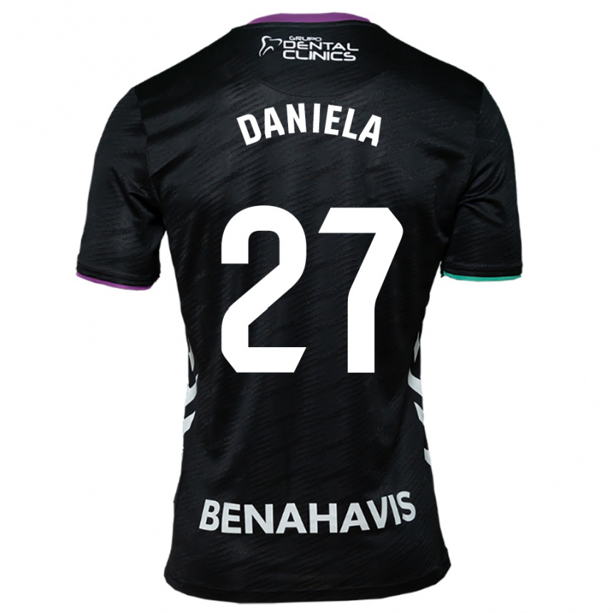 גברים כדורגל Daniela Sáenz Parra #27 שחור סגול ירוק הרחק ג'רזי 2025/26