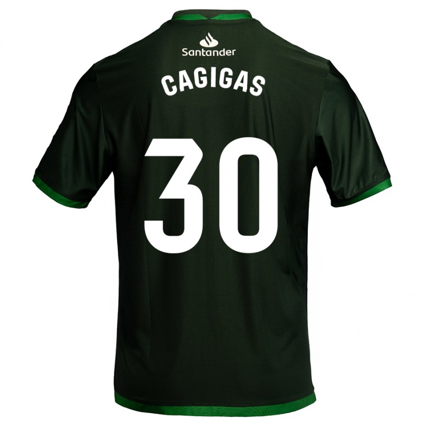 גברים כדורגל Iván Cagigas #30 ירוק כהה הרחק ג'רזי 2025/26