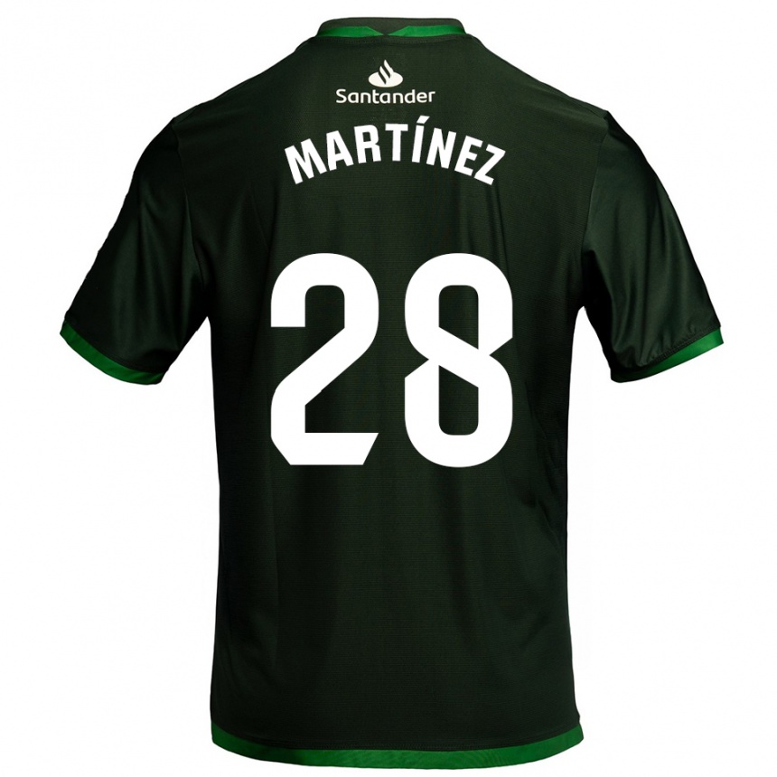 גברים כדורגל Sergio Martínez #28 ירוק כהה הרחק ג'רזי 2025/26