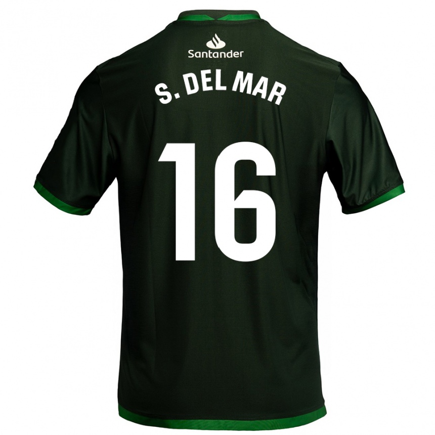 גברים כדורגל Sonia Del Mar Perlaza Urquijo #16 ירוק כהה הרחק ג'רזי 2025/26