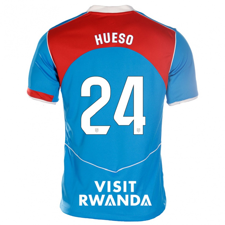 גברים כדורגל Romeo Hueso #24 כחול לבן ג'רזי קיט שלישי 2025/26