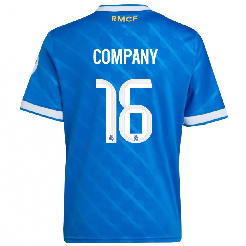גברים כדורגל Marco Company #16 כחול לבן ג'רזי קיט שלישי 2025/26