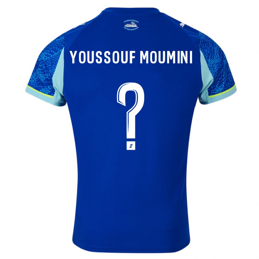 גברים כדורגל Yakine Youssouf Moumini #0 תכלת לבן ג'רזי קיט שלישי 2025/26