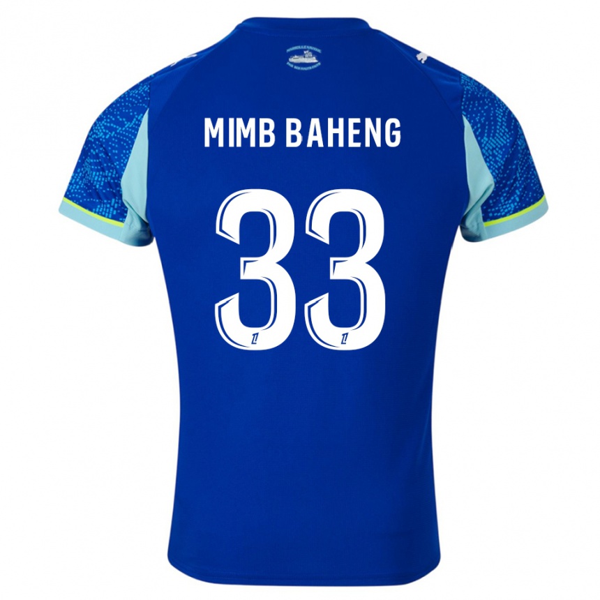 גברים כדורגל Rony Mimb Baheng #33 תכלת לבן ג'רזי קיט שלישי 2025/26