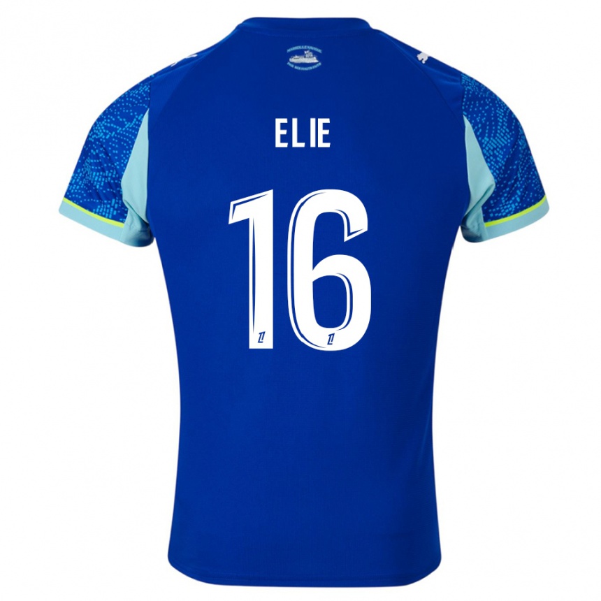 גברים כדורגל Anaïs Elie #16 תכלת לבן ג'רזי קיט שלישי 2025/26