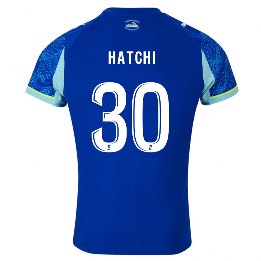 גברים כדורגל Anaïs Hatchi #30 תכלת לבן ג'רזי קיט שלישי 2025/26