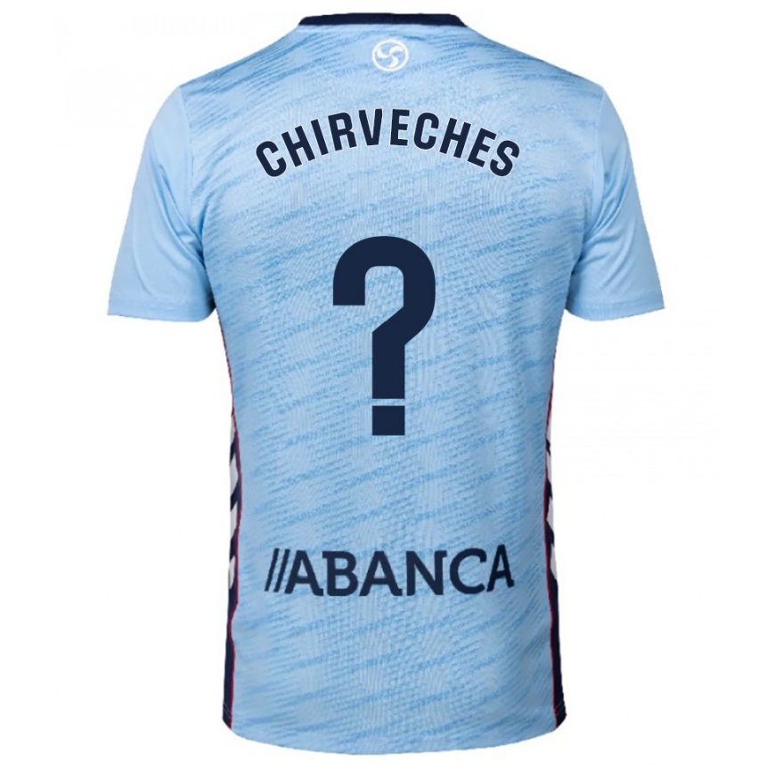 נשים כדורגל Raúl Chirveches #0 תכלת אדום ג'רזי ביתית 2025/26
