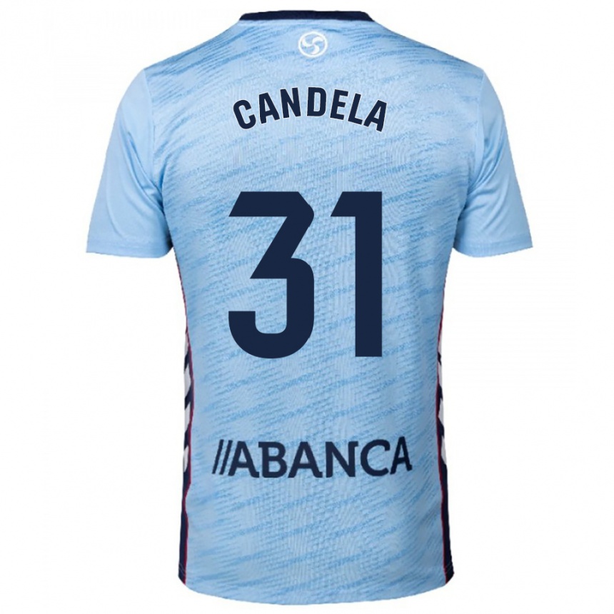 נשים כדורגל Candela Rodríguez #31 תכלת אדום ג'רזי ביתית 2025/26