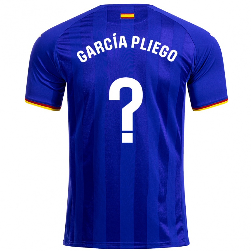 נשים כדורגל Hugo García Pliego #0 כחול אדום צהוב ג'רזי ביתית 2025/26