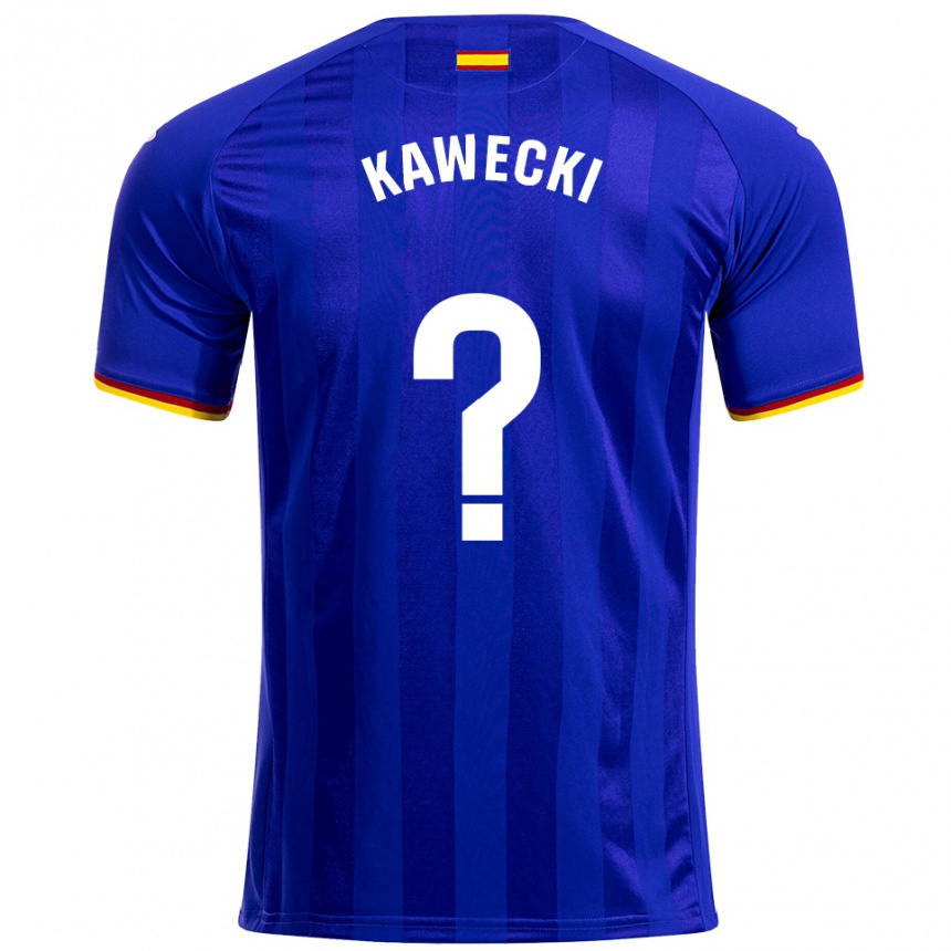 נשים כדורגל Luis Kawecki #0 כחול אדום צהוב ג'רזי ביתית 2025/26