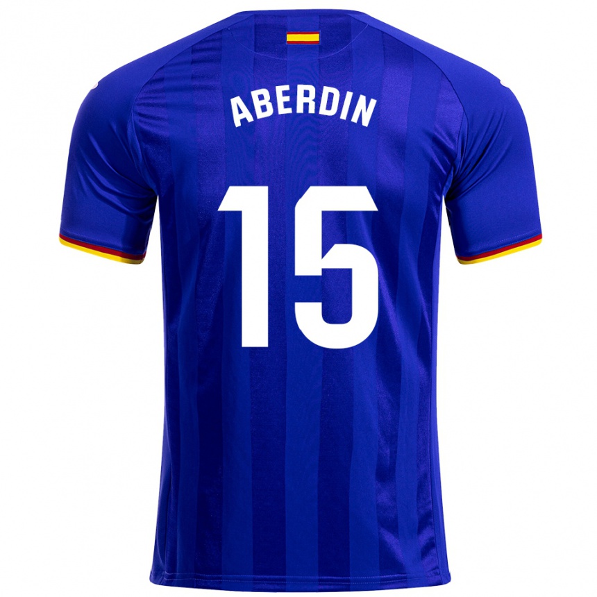 נשים כדורגל Nabil Aberdin #15 כחול אדום צהוב ג'רזי ביתית 2025/26