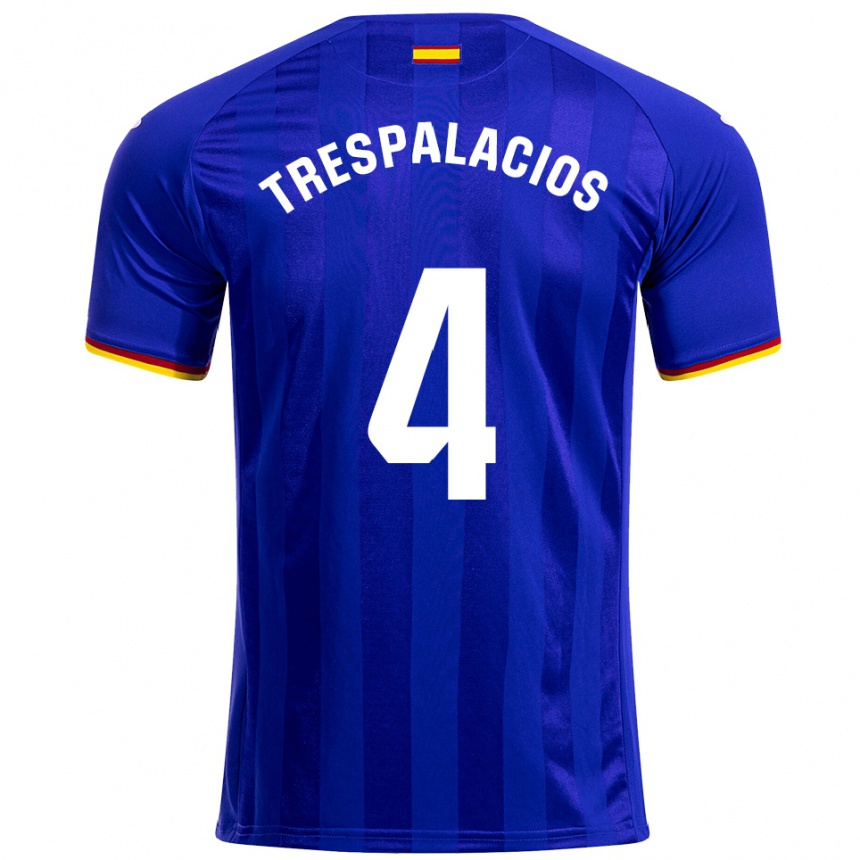 נשים כדורגל Adrián Trespalacios #4 כחול אדום צהוב ג'רזי ביתית 2025/26