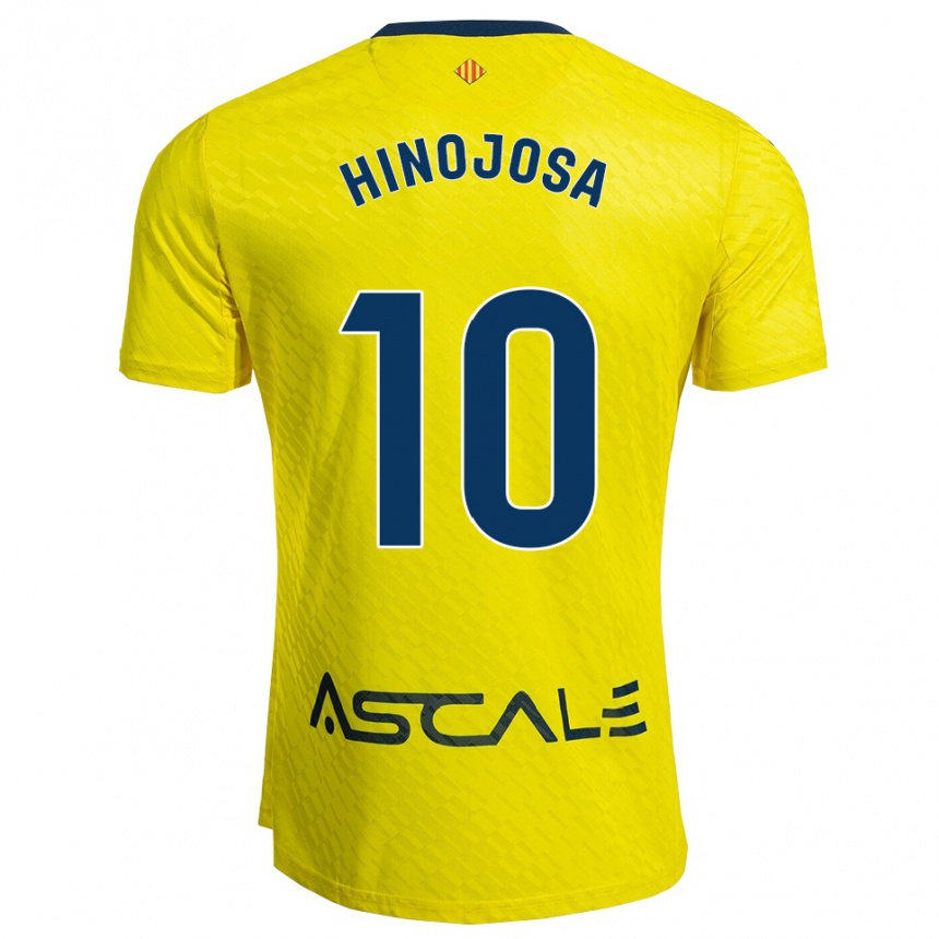 נשים כדורגל Sergio Hinojosa #10 צהוב נייבי ג'רזי ביתית 2025/26