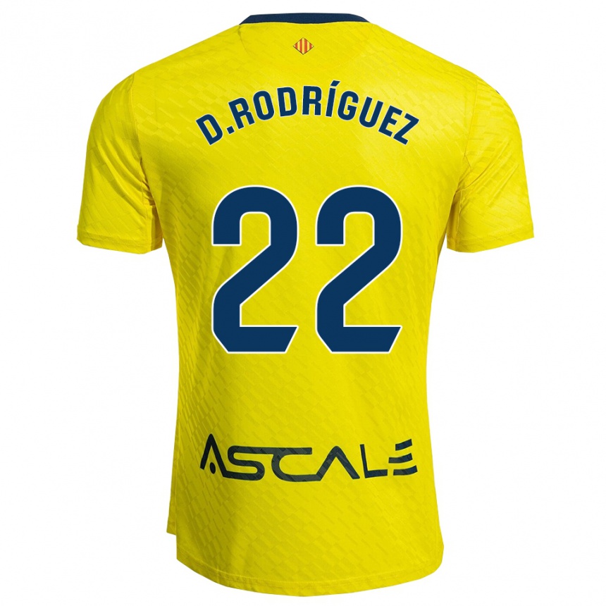נשים כדורגל Daniel Rodríguez #22 צהוב נייבי ג'רזי ביתית 2025/26