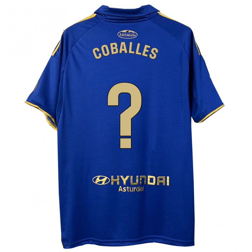 נשים כדורגל Jaime Coballes #0 כחול זהב ג'רזי ביתית 2025/26