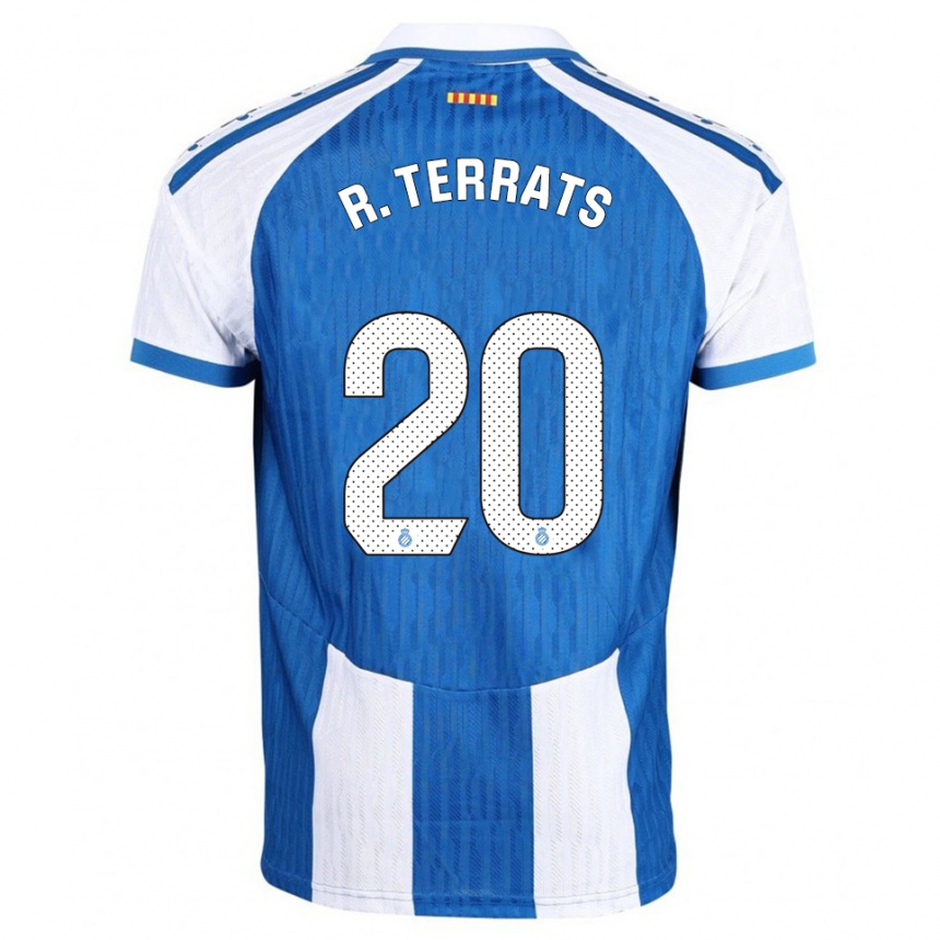 נשים כדורגל Ramón Terrats #20 כחול לבן ג'רזי ביתית 2025/26