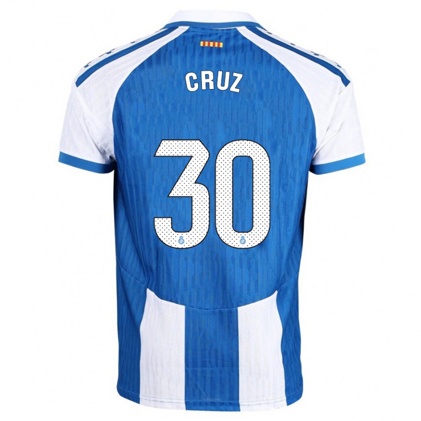 נשים כדורגל Denis Cruz #30 כחול לבן ג'רזי ביתית 2025/26