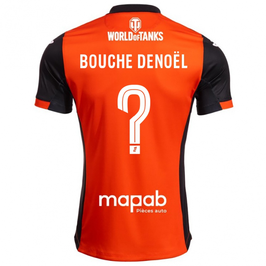 נשים כדורגל Max Bouche Denoël #0 שחור כתום ג'רזי ביתית 2025/26