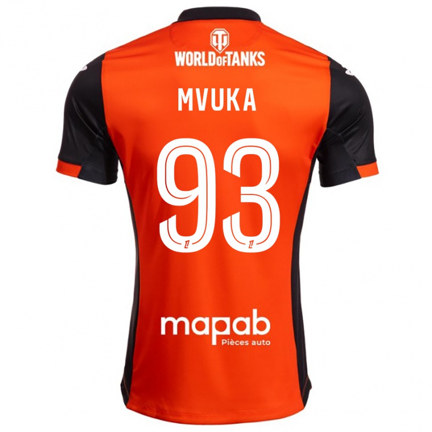 נשים כדורגל ג'ואל אמוווקה #93 שחור כתום ג'רזי ביתית 2025/26