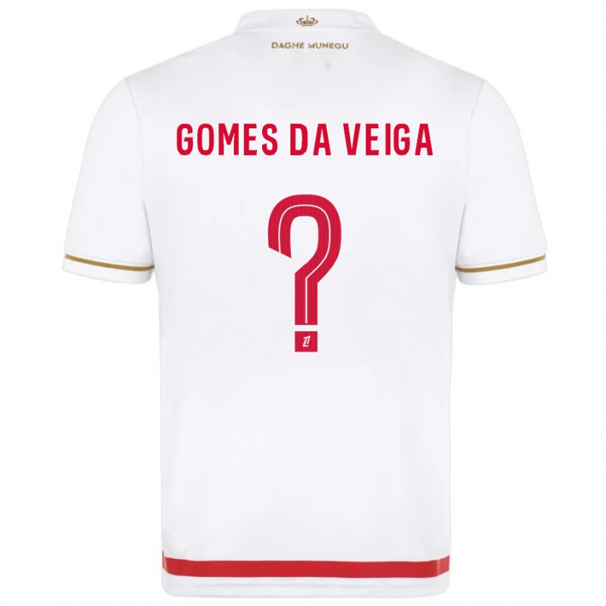 נשים כדורגל Melvin Gomes Da Veiga #0 אדום לבן ג'רזי ביתית 2025/26