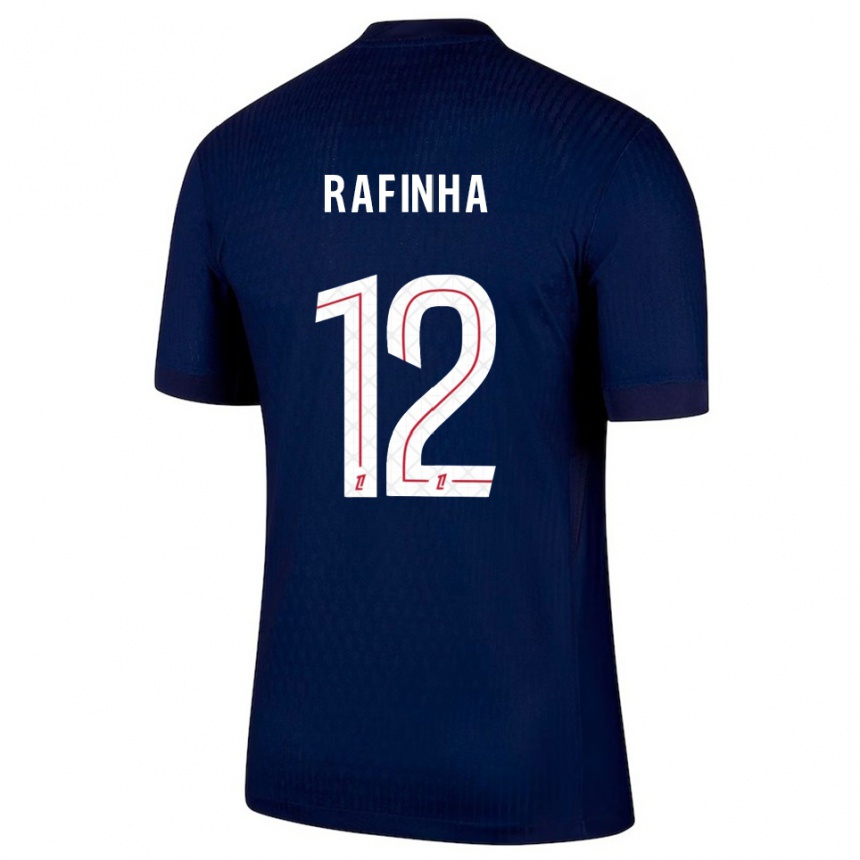 נשים כדורגל ראפיניה #12 כחול נייבי אדום ג'רזי ביתית 2025/26