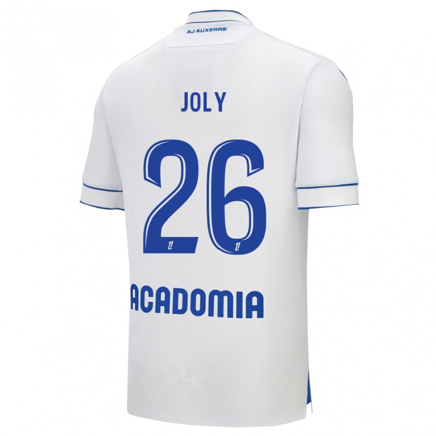 נשים כדורגל פול ז׳ולי #26 לבן כחול ג'רזי ביתית 2025/26