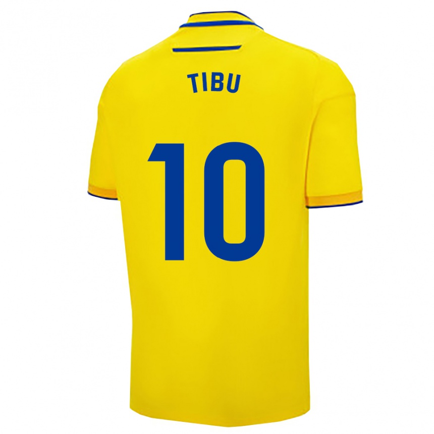 נשים כדורגל Andrea López Guerrero #10 צהוב נייבי ג'רזי ביתית 2025/26
