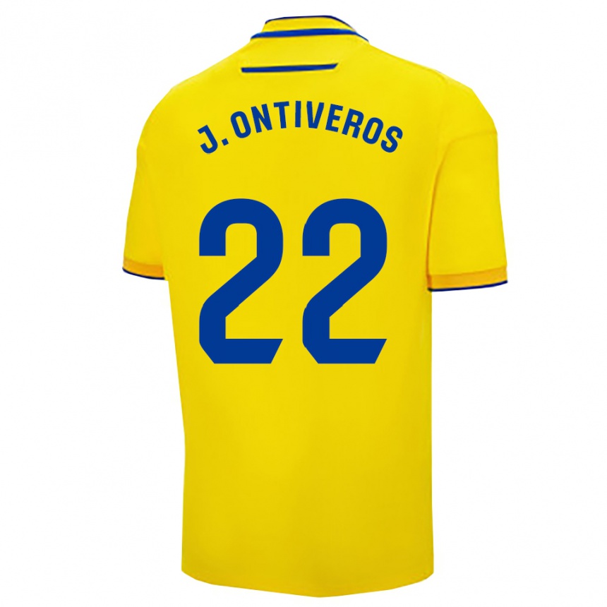 נשים כדורגל חביאר אונטיברוס #22 צהוב נייבי ג'רזי ביתית 2025/26