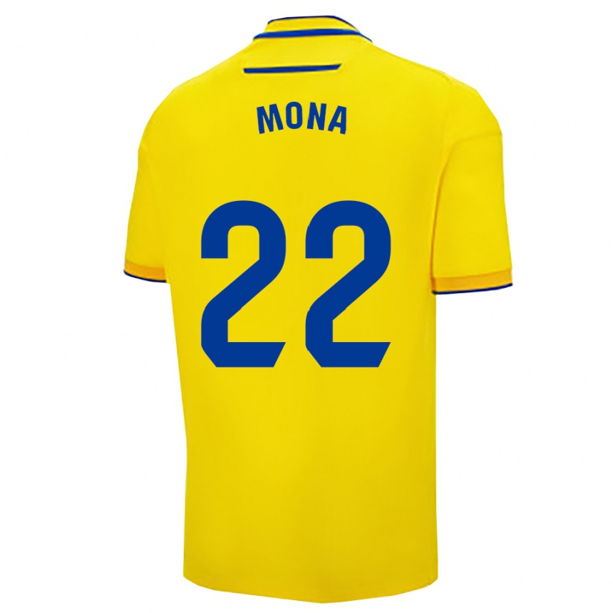 נשים כדורגל Patricia Bralo Morillo #22 צהוב נייבי ג'רזי ביתית 2025/26