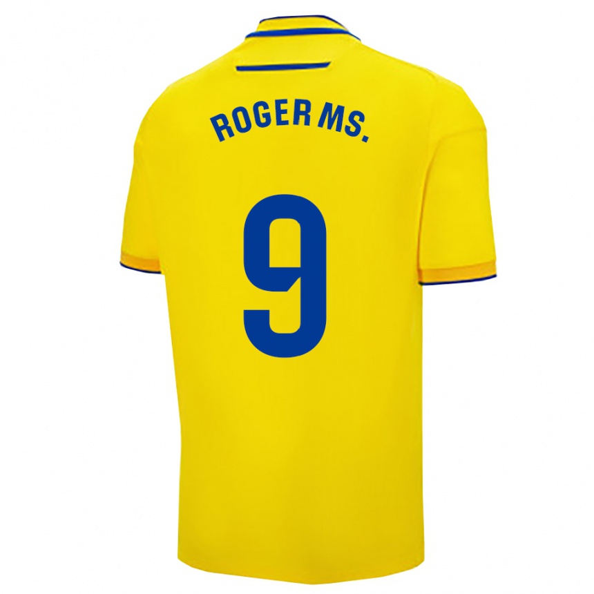 נשים כדורגל רוג'ר מרטי #9 צהוב נייבי ג'רזי ביתית 2025/26