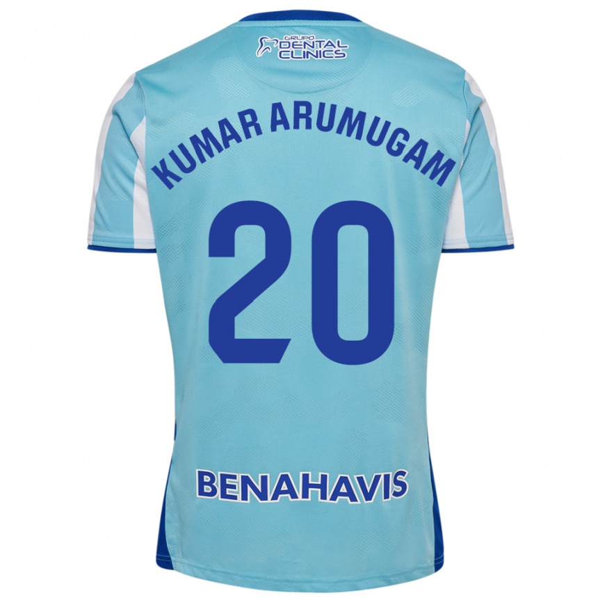 נשים כדורגל Suk Kumar Arumugam #20 תכלת לבן ג'רזי ביתית 2025/26